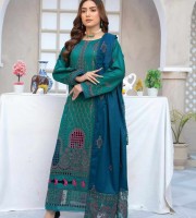 HEAVY EMBROIDERY( Unstitched three pcs)
