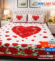 Floral Panel Bedsheet