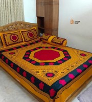 Floral Panel Bedsheet