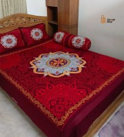 Floral Panel Bedsheet