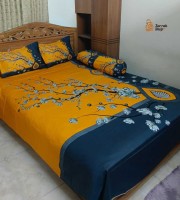 Floral Panel Bedsheet