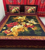 Floral Panel Bedsheet