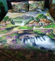 Floral Panel Bedsheet