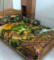 Floral Panel Bedsheet