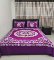 Floral Panel Bedsheet