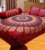 Floral Panel Bedsheet